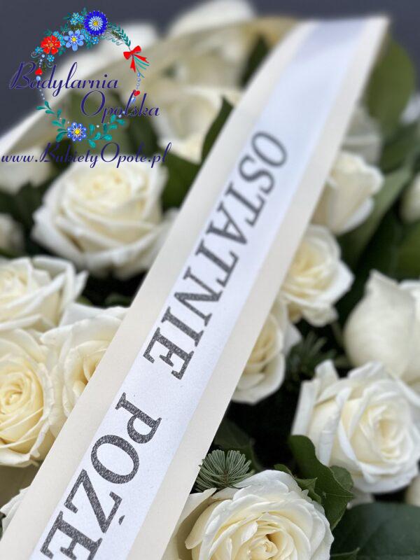 Personalizowana szarfa pogrzebowa